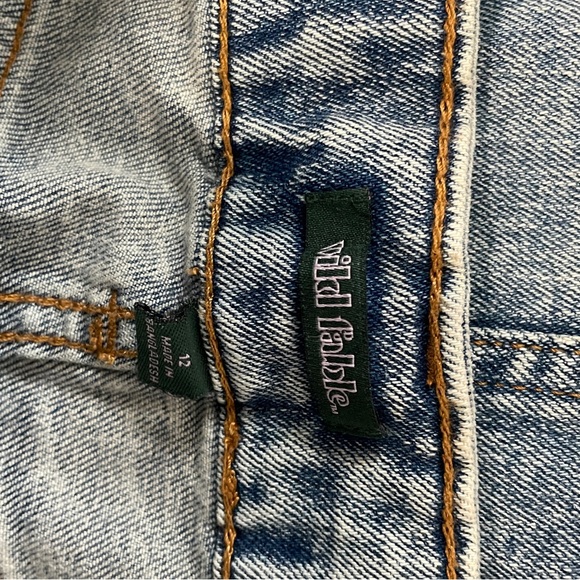 Wild Fable Denim mini skirt women’s size 12 - Picture 7 of 7